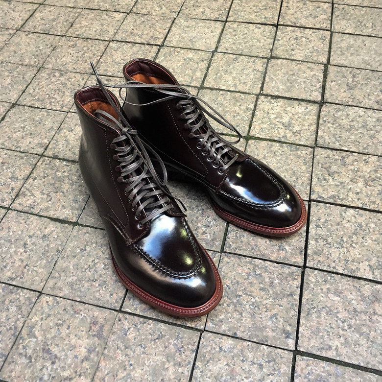 товар из китая alden 美国代购 color 8马臀皮靴 indy boot m楦日本限定鞋楦皮底