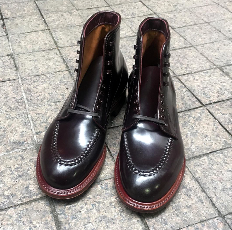 товар из китая alden 美国代购 color 8马臀皮靴 indy boot m楦日本限定鞋楦皮底