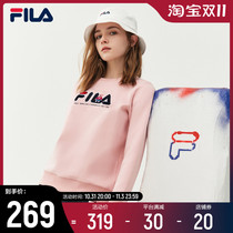 FILA Fila womens pullover sports sweater 2022 autumn new sports casual top womens round neck pullover