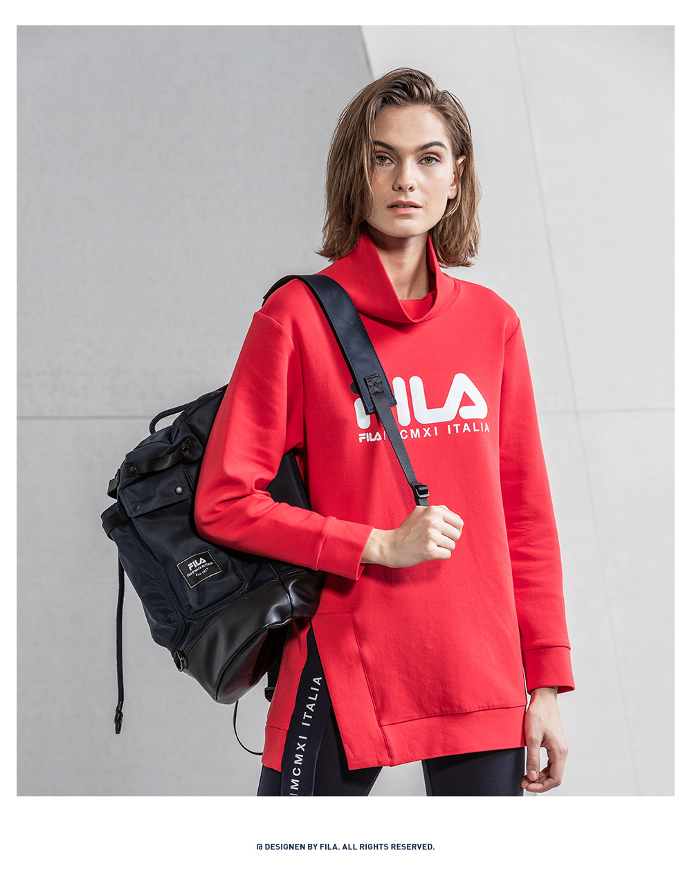 Áo len nữ Fila Fila 2019 xuân mới thể thao giản dị áo thun xu hướng thời trang - Thể thao lông cừu / jumper quần áo bộ thu đông nữ đẹp