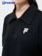 Fila Fusion 여자 니트 드레스 2025 여름 새로운 세련된 짧은 슬리브 드레스