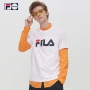 PHIM FUSION Áo phông ngắn tay Fila mùa hè nam nữ mới có cùng đoạn logo Áo sơ mi tay ngắn thời trang - Áo phông thể thao áo thun 3 lỗ nam tập gym