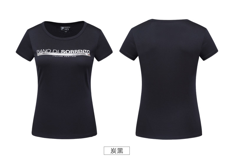 Áo thun nữ Fila Fila 2018 hè mới bằng lụa mềm cotton thể thao ngắn tay áo thun | F61W828130F áo tanktop