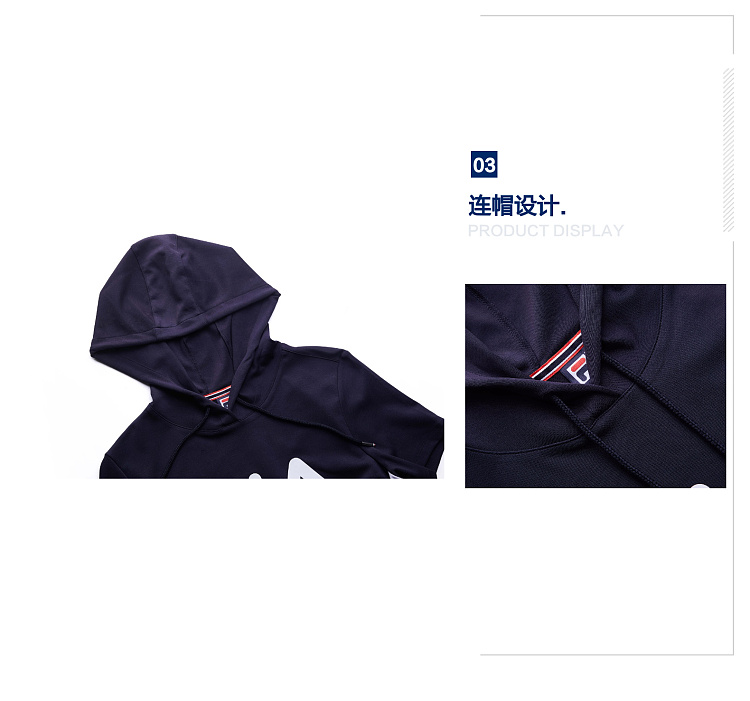 Fila váy Fila 2018 thể thao giản dị mới đơn giản và thanh lịch áo trùm đầu | F11W838310F bộ the thao adidas nữ chính hãng