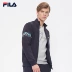 FILA Fila áo khoác nam chính hãng 2018 mùa thu mới dệt kim thoáng khí áo khoác cardigan