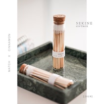 SEKINE niche MATCH cinnamon MATCH glass bottle ins scented candle special extended safety MATCH