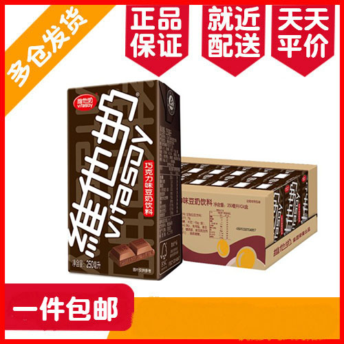 Regional Vitamilk Chocolate Taste Bean Milk Vegetal Protein Drink 250ml * 24 Box whole box