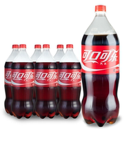 Coca-Cola Soda Carbonated Beverage 2L * 6 bottles Coca-Cola Company soft soda bottles