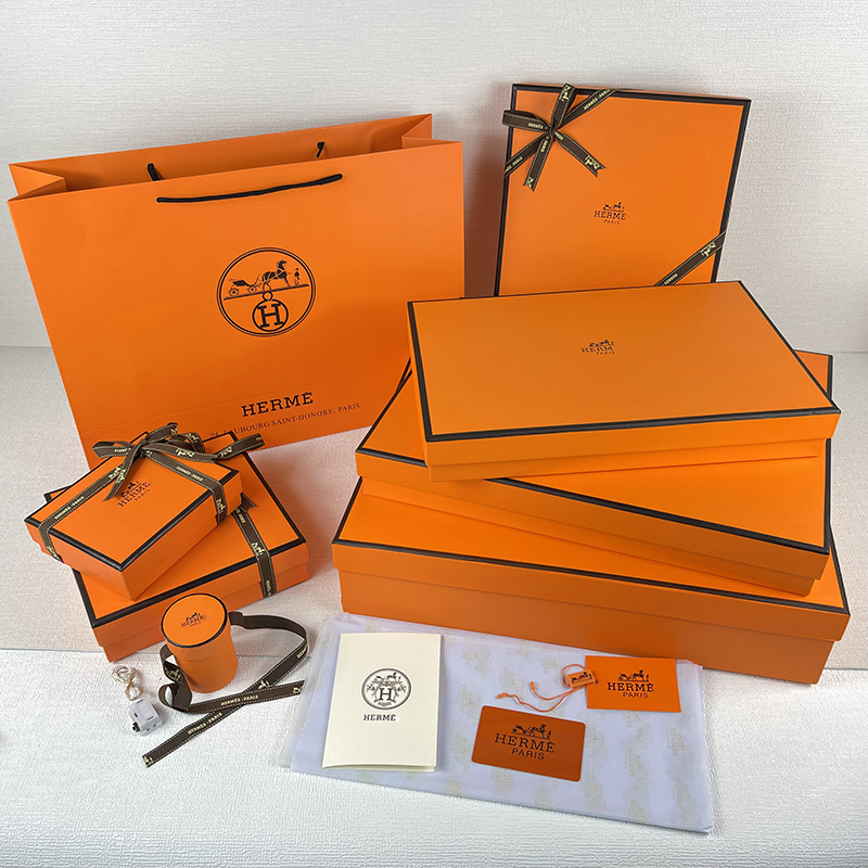 Hermès Original Gift Bag Handbag Clothing Scarf Packaging Box Paper Bag Belt Earth Perfume Empty Box
