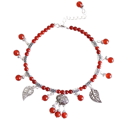 Модные красные ноги для мужчин в год зодиака 𫔀 Женская сплава красная веревка