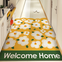 Access floor mat can be scrubbed PVC entrance door entrance mat foot mat non-slip carpet door disposable leather foot mat