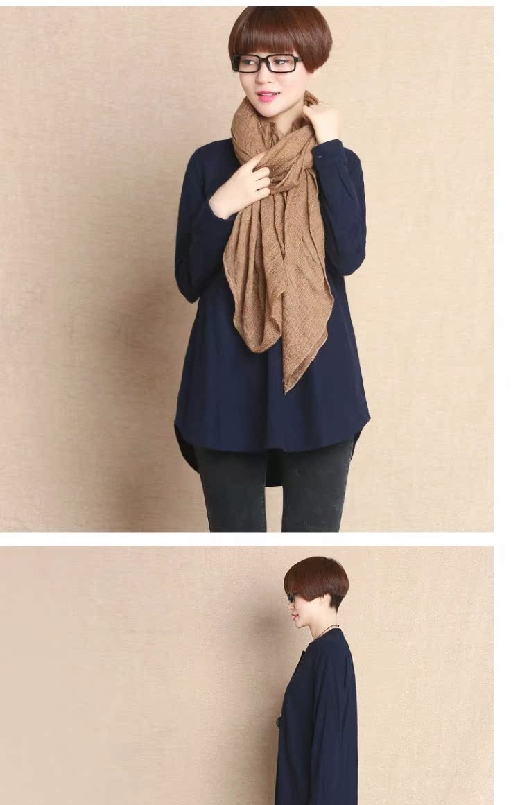 Cộng thêm size béo cực rộng cho nữ mùa thu mới dài tay áo đáy quần MM béo chị mặc áo thun mỏng 200 kg nữ áo sát nách nữ