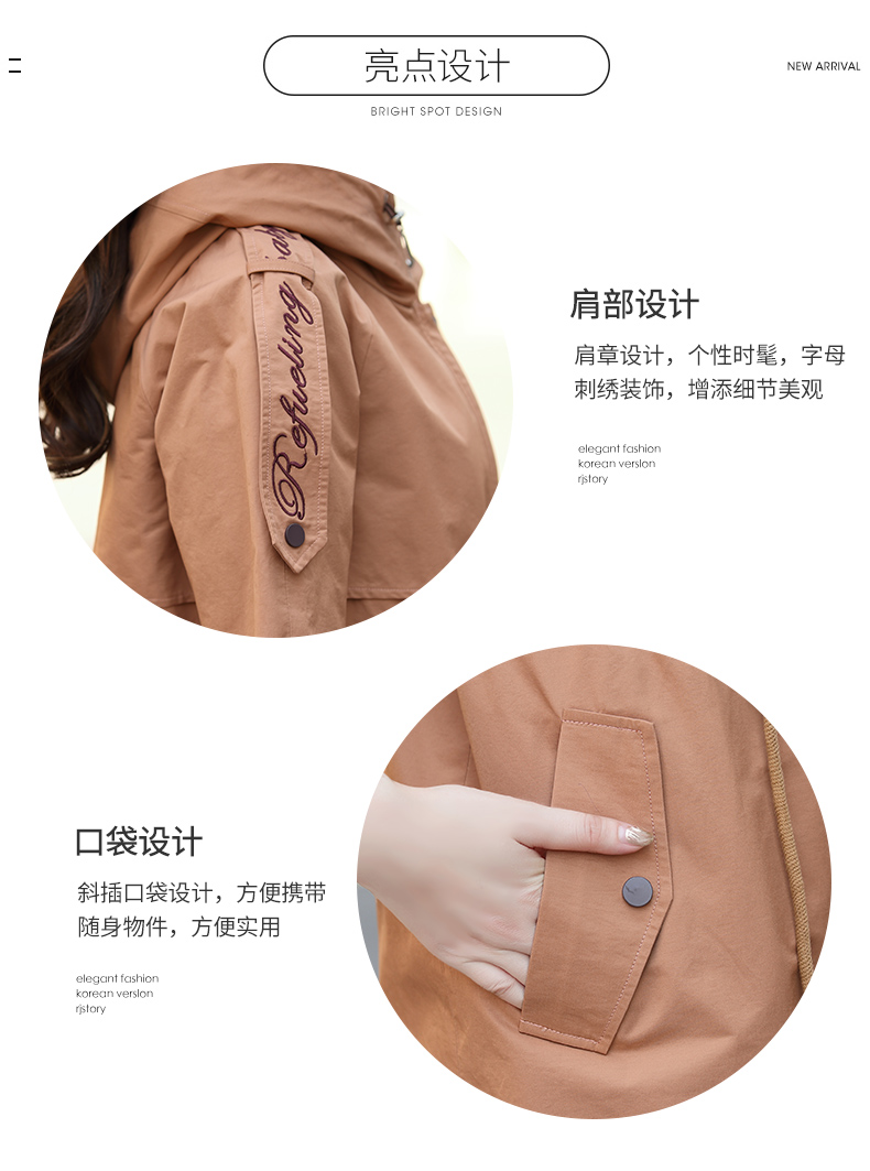 Trench pour femme en Coton en Coton - Ref 3225663 Image 10