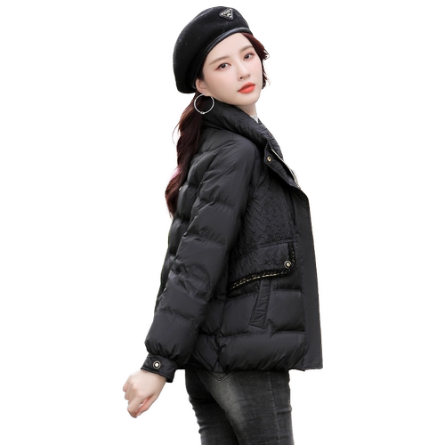 Пуховик, короткая бархатная черная куртка, подходит для подростков, 2021 года, городской стиль, утиный пух