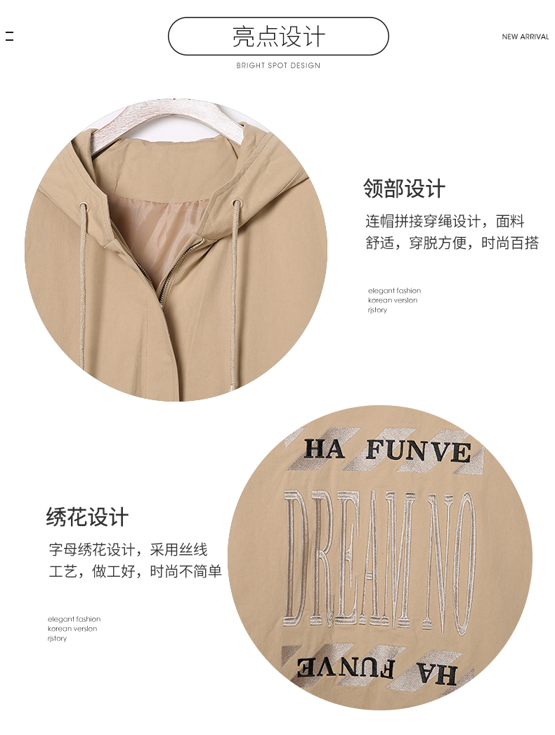 Trench pour femme en Coton - Ref 3226954 Image 10