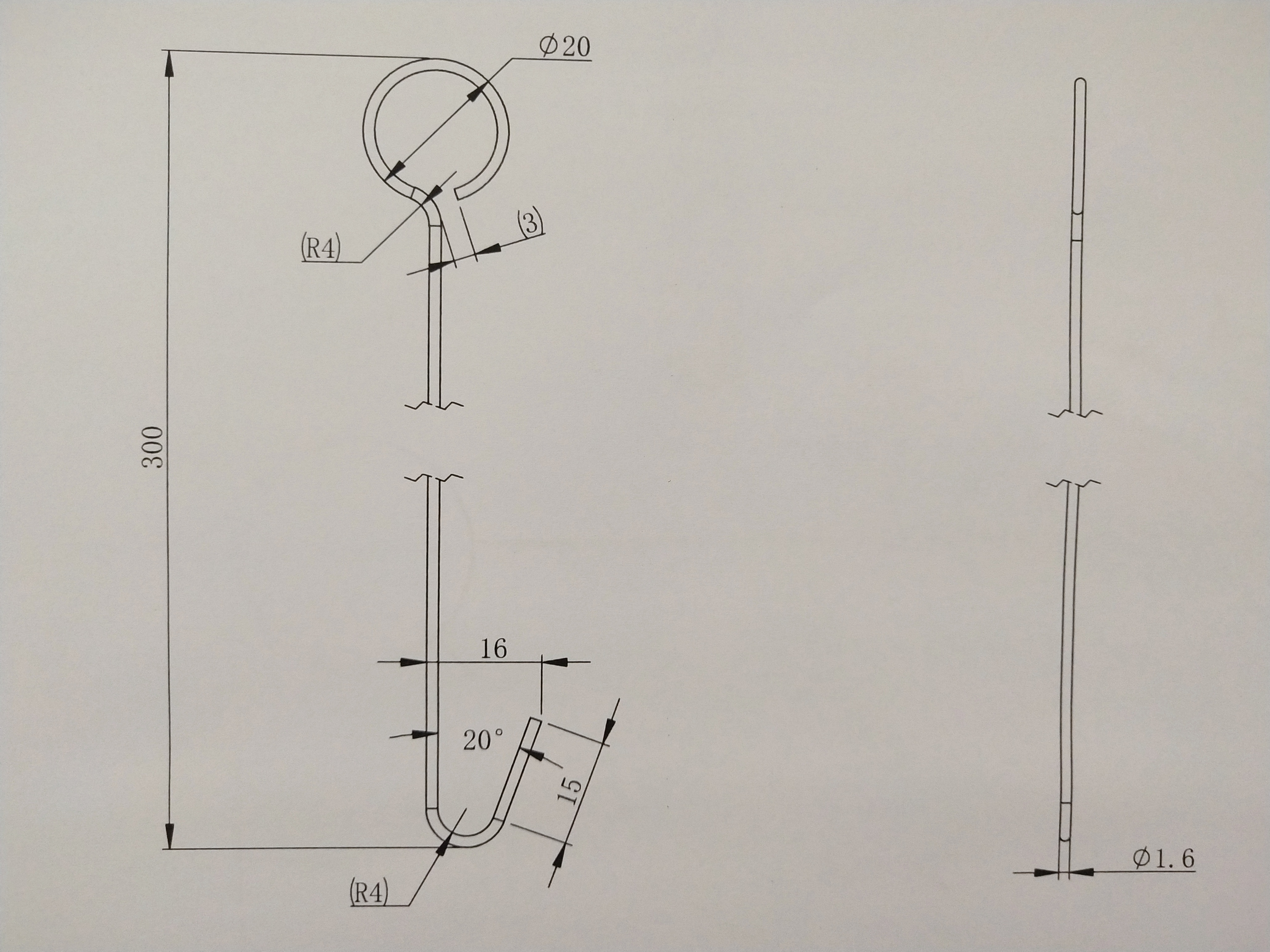 Customised Spray Hook Spray Plastic Wire Hook Spray Plastic S Hook S Type V Type C CV Type Customised Fig.