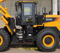 Погрузчики 适用于柳工855n 855h 856h 850h装载机右窗玻璃 固定