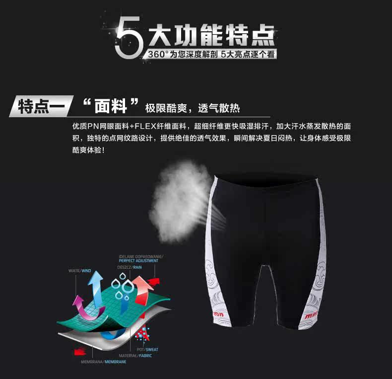 Tenue de cyclisme homme MOON - Ref 2217467 Image 7