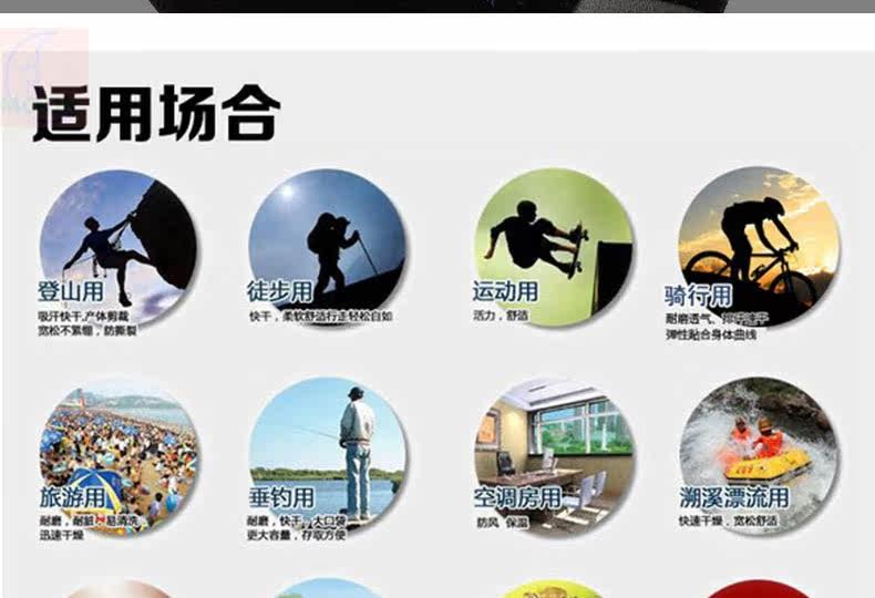 Gants pour vélo mixte MOON - Ref 2241454 Image 19