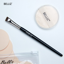  Korean BELLIZ makeup brush E29 beveled eyebrow brush to create three-dimensional eyebrows with uniform and natural coloring
