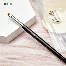  Korean BELLIZ makeup brush E28 small bevel fine outline man-made fiber eyeliner brush detail brush good elasticity