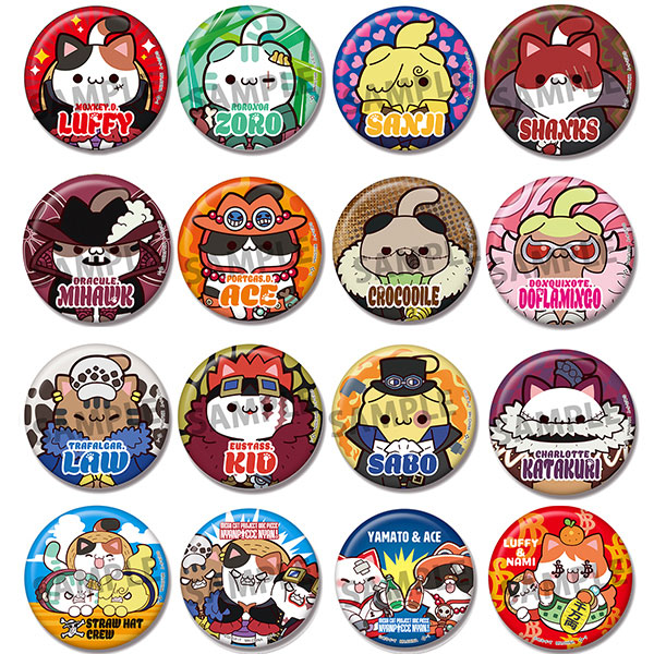 In Stock Megahouse One Piece Super Cat Project Pirate Cat Badge Merchandise