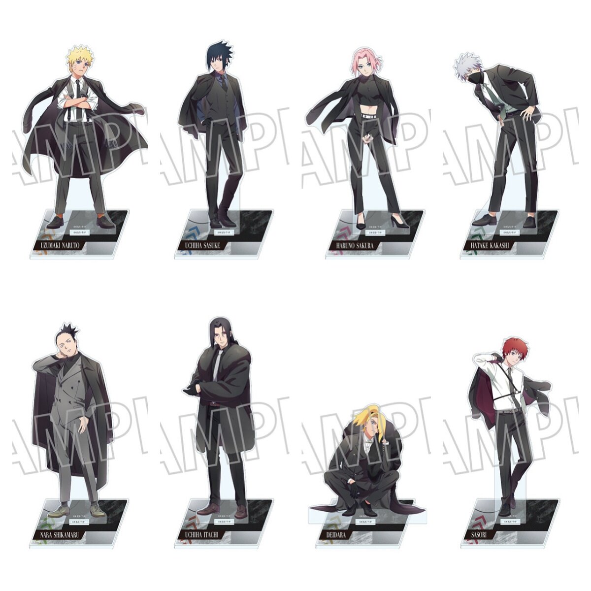 In Stock Movic Naruto Shippuden Formal Suit Style Acrylic Standee Merchandise