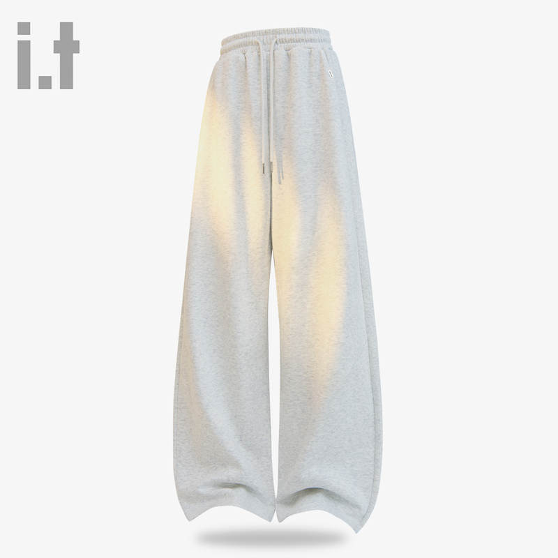 It Fingercroxx Gray Sports Casual Pants for Women 2026 New Autumn Women's Pants Scimitar Pants Sweatpants Q