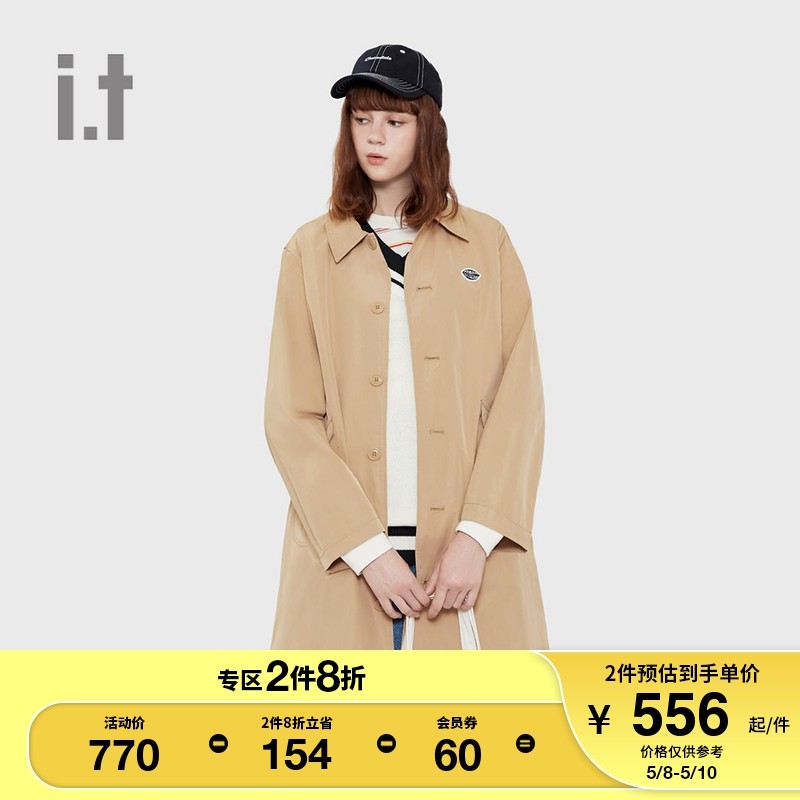 it: CHOCOOLATE women's dress capsized with long wind clothes spring casual tie button long jacket 7755XS