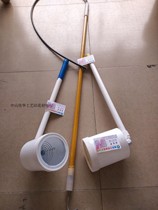  Hand-held flocking nozzle for printing electrostatic flocking machine High-pressure rod 2 5 meters high-voltage line hook set