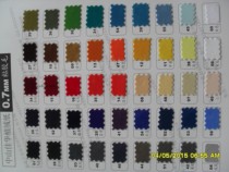 Imported electrostatic fluffy powder color card flocking transfer paper color card color card model board card