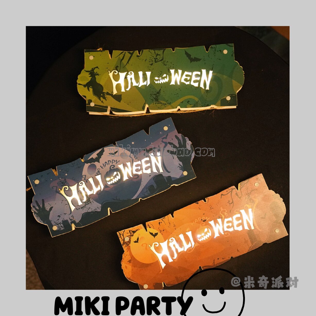 Cross-border new Halloween house number listing atmosphere night light pumpkin lantern festival wall crafts decoration pendant