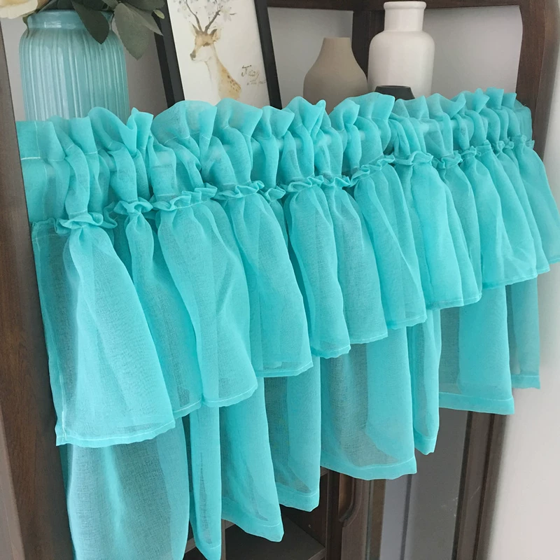 Tùy chỉnh nước Mỹ cà phê rèm ngắn rèm một nửa rèm cửa sổ ren rèm cửa sổ rèm cửa sổ rèm nhà bếp rèm phân vùng rèm - Phụ kiện rèm cửa khung treo rèm 2 lớp