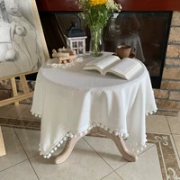 Корейский стиль американский INS Wind Table ткань Японский рис белый хлопок и маулфанговый стол