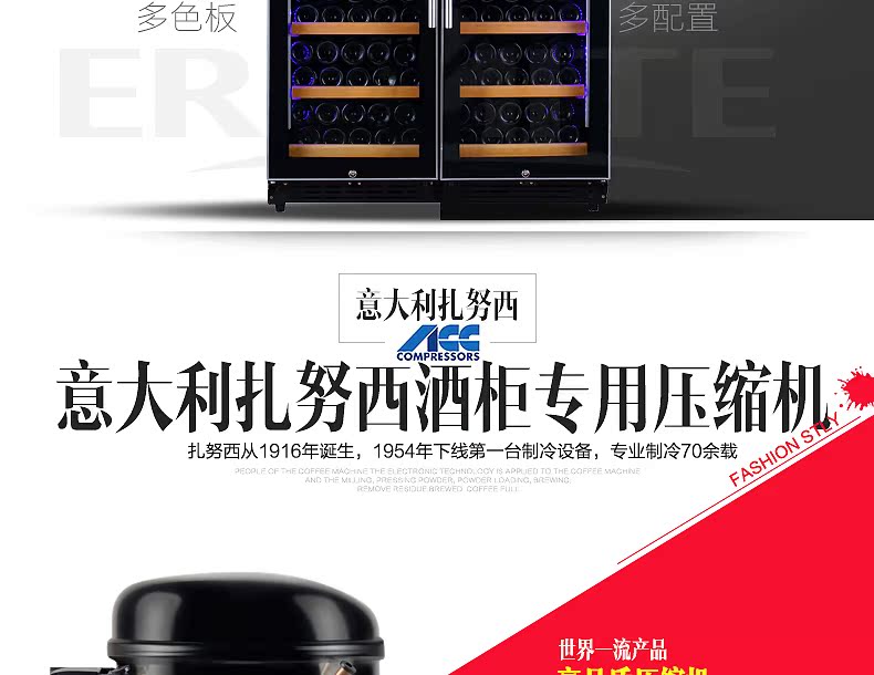 tủ rượu phòng khách đẹp Danh tiếng bao gồm EM860H công suất siêu lớn cửa đôi nhiệt độ không đổi tủ rượu Mở cửa tủ rượu lưu trữ tủ rượu 	tủ rượu dibbuk
