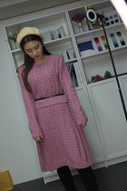 LunaSelected Double 12 Feedback Stereoscopic Jacquard Heavy Pound Cashmere Wool Suit