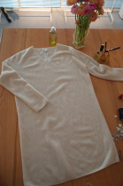 LunaMade early spring must enjoy a low-key lavish seamless all-in cashless pure cashmere dress