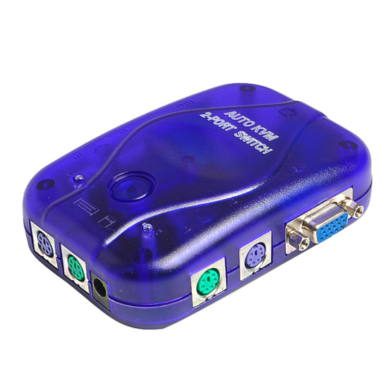 Sanbao KVM-102 2-Port-Multicomputer-Host-Umschalter (mit Verkabelung)