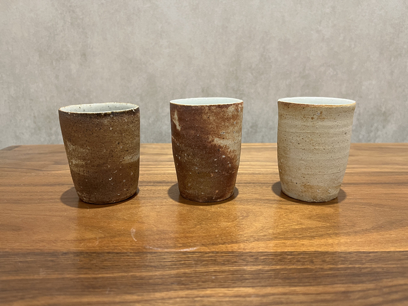 Ishihara Xiangchong Japanese Pottery Writer Handmade Tea Cup Water Cup Firewood Tea Set