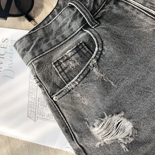 谜秀 Джинсовая юбка, шорты, штаны, летняя одежда, высокая талия