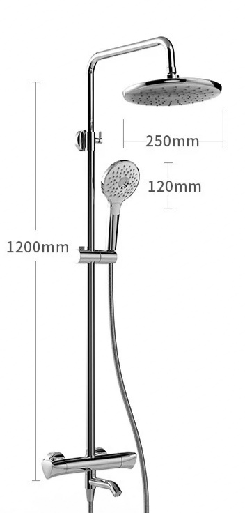 Arrow Bathroom AMG13SH848 Shower Shower with shower and shower