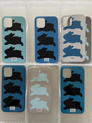 Apple, ретро милый совместимый кролик, iPhone13 Pro, iPhone 11/12/14, чехол для телефона, защитный чехол, Южная Корея, iphone, 14, 14promax