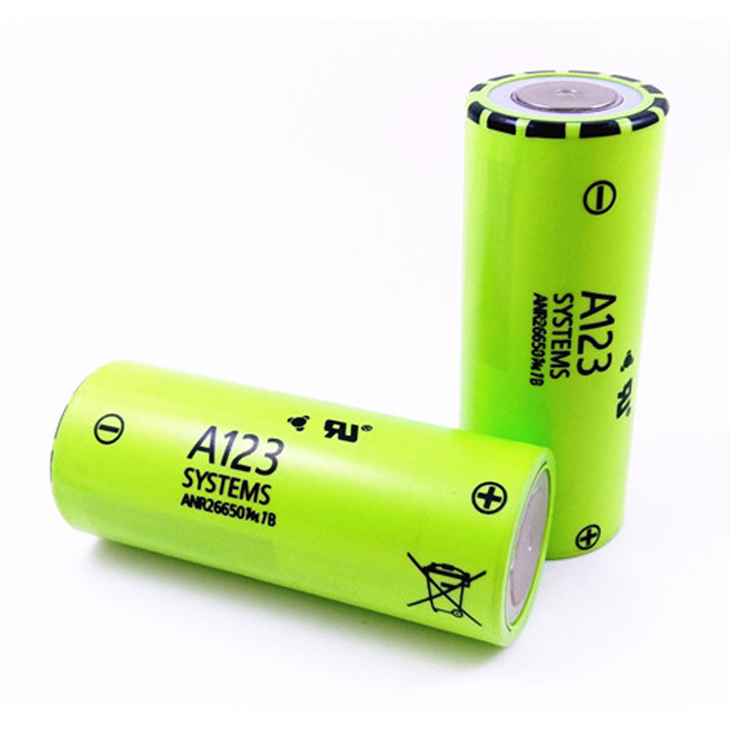 Original fit A123 lithium iron phosphate lithium battery 26650 2500mAh 3 2V 30C continuous discharge aluminium shell power