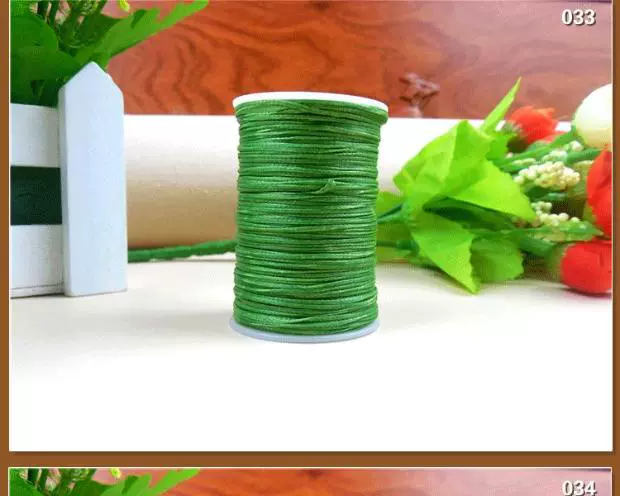 Tự làm da Da sáp chủ đề may polyester bện phẳng dây 0.8mm cụ da nhỏ sáp 150D 80 m - Công cụ & vật liệu may DIY dụng cụ đan len cơ bản