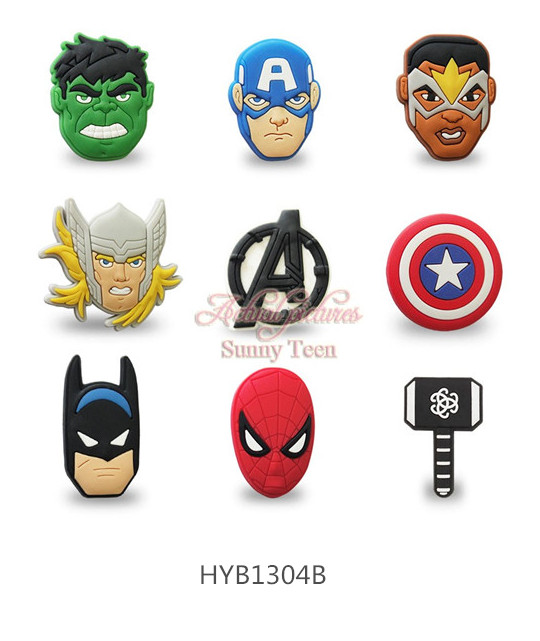 Quà tặng cho trẻ em Avengers Biểu tượng hoạt hình dễ thương Huy hiệu Trâm Huy hiệu Túi sinh viên Phụ kiện Nam và nữ Quà tặng - Trâm cài huy hiệu cài áo