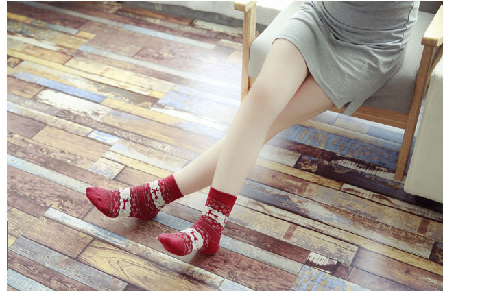 Hộp quà tặng nam và nữ dày lông thỏ ấm vớ len mùa đông vớ thoải mái nam nữ 5 đôi vận chuyển tất kháng khuẩn khử mùi