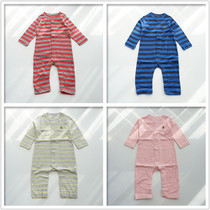 Full Cotton Newborn Climbing Baby Full Cotton One-piece Clothes Newborn Baby Long Sleeve Khau Spring Autumn Clothes