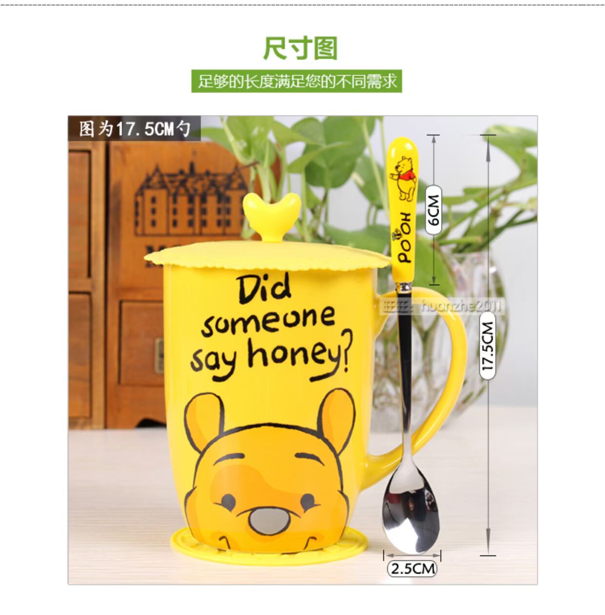 Cá tính sáng tạo gốm xử lý cà phê hoạt hình dễ thương muỗng thép không gỉ dài xử lý trộn muỗng muỗng muỗng - Cà phê bình pha cold brew