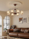 Medieval Style Living Room Chandelier, New Retro Main Light, Creative and Personalized Art, High-End Light Luxury Dining Room and Bedroom Lighting Fixtures