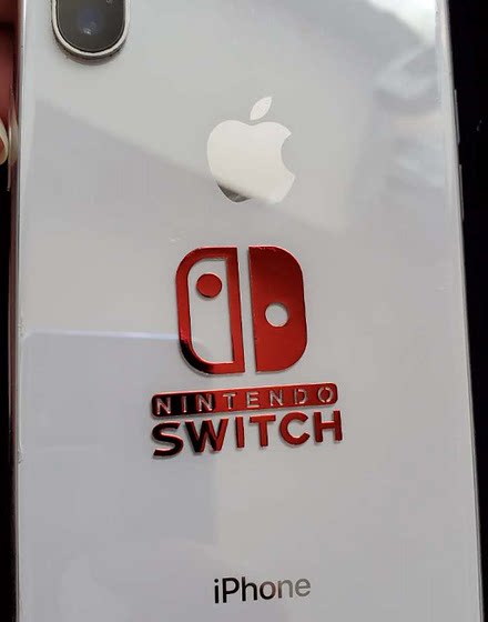 Nintendo Switch NS 금속 스티커 게임 콘솔 모바일 노트북 케이스 금속 스티커